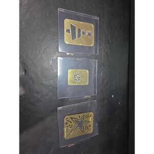 Sizzix Simple Impressions Embossing Folder, Christmas Brass, Snowflake Tree Star